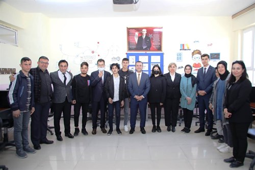 Milli Eğitim Bakanlığının Evliya Çelebi Değişim Programı Kapsamında, Kaymakamımız  Türkman'ın Katılımı İle Bir Araya Gelindi